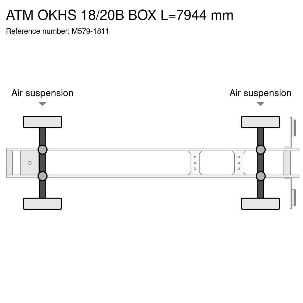 ATM OKHS 18/20B BOX L=7944 mm Kiper poluprikolice