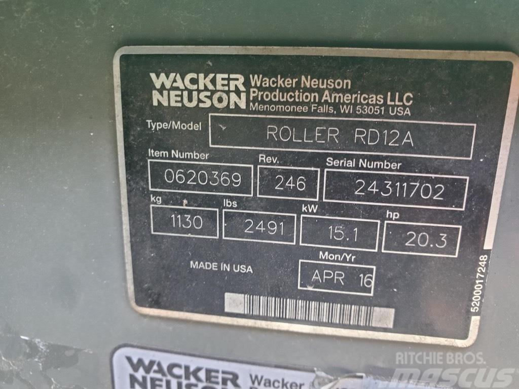 Wacker Neuson RD 12 A Valjci sa duplim bubnjem