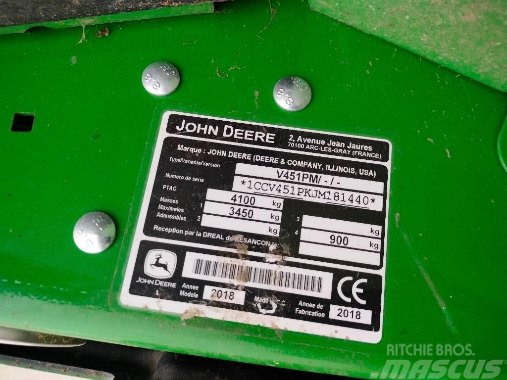 John Deere V451M Prese/balirke za rolo bale