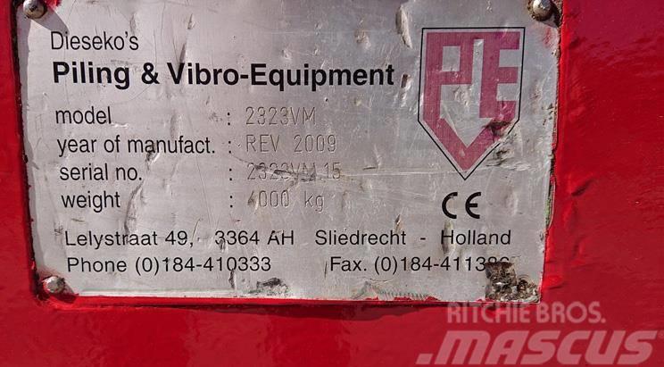 PVE 2323VM Vibracijoni zabijači stubova
