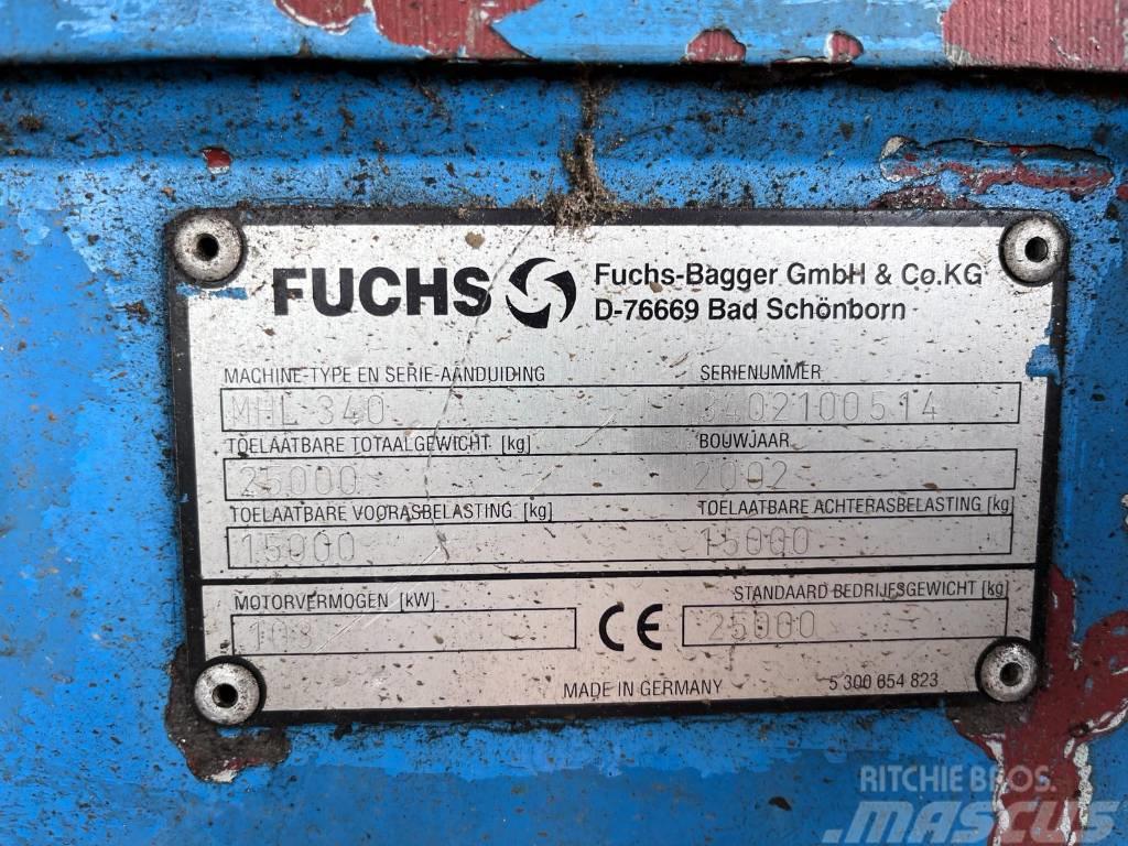 Fuchs MHL 340 Bageri za prenos primarnih/sekundarnih sirovina