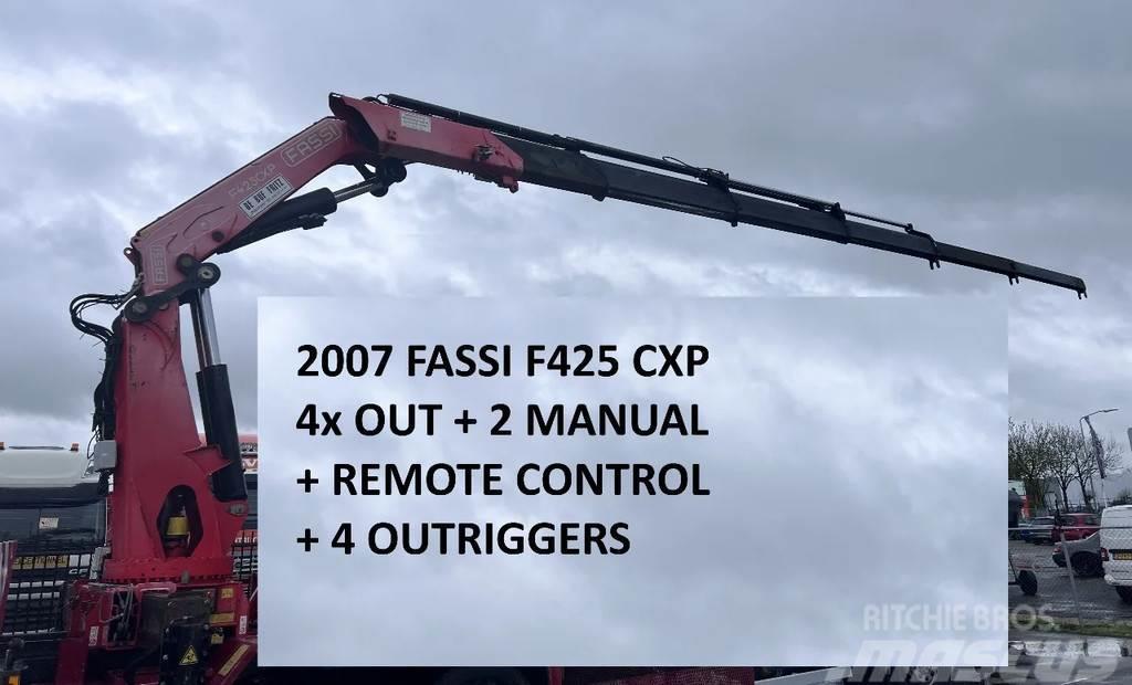 Fassi F425CXP F425CXP + REMOTE + 4 OUTRIGGERS - 4x OUT + Kranovi za utovar