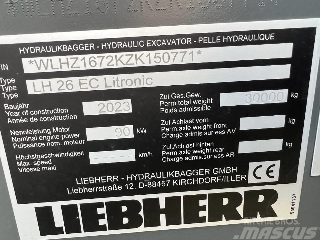 Liebherr LH26 EC Bageri guseničari