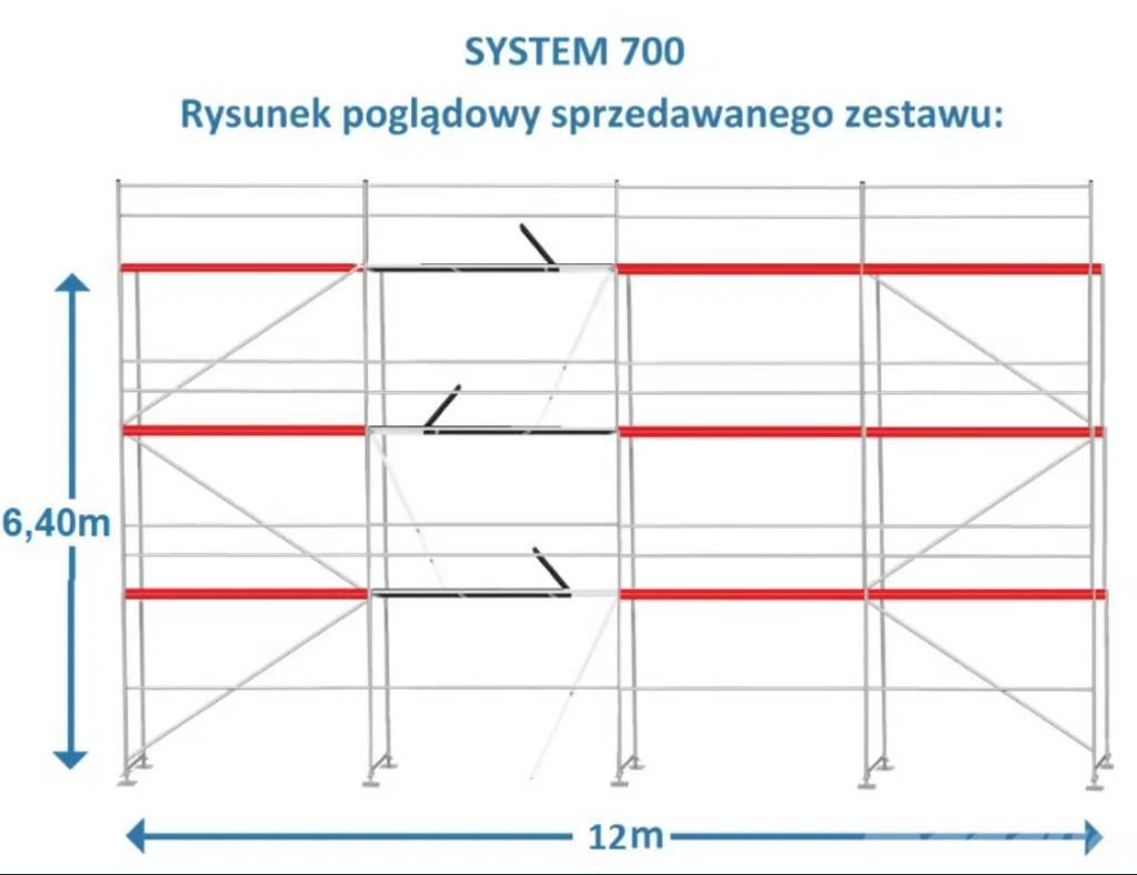  DUDIX SYSTEM700 Gerüstbau Scaffolding Oprema za skele