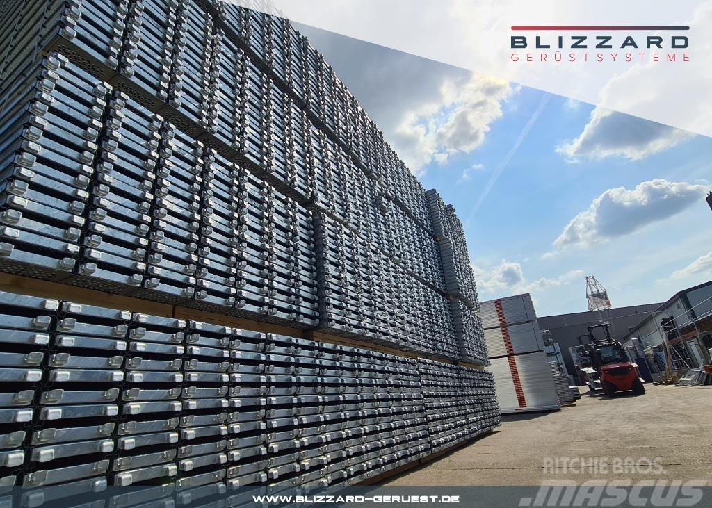  136,21 m² Neu Stahlgerüst, Stahlböden Blizzard S70 Oprema za skele