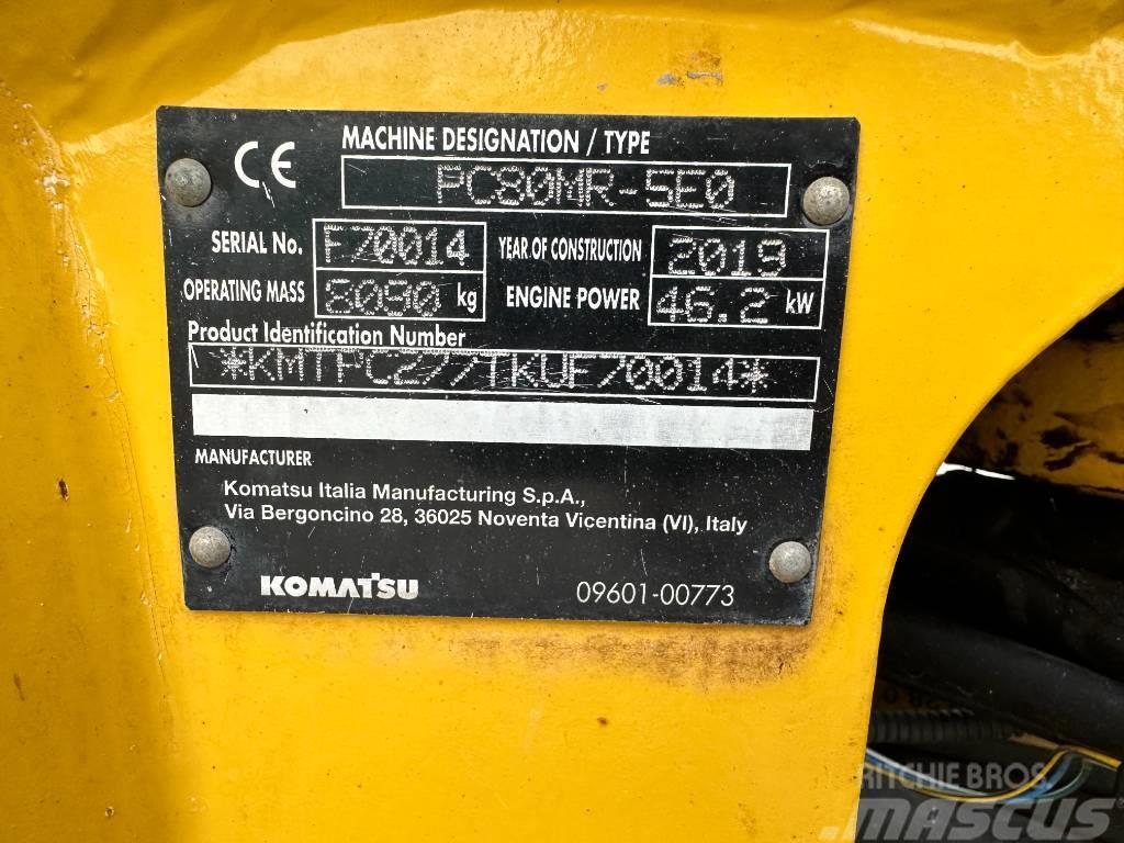 Komatsu PC80MR Midi bageri 7t – 12t