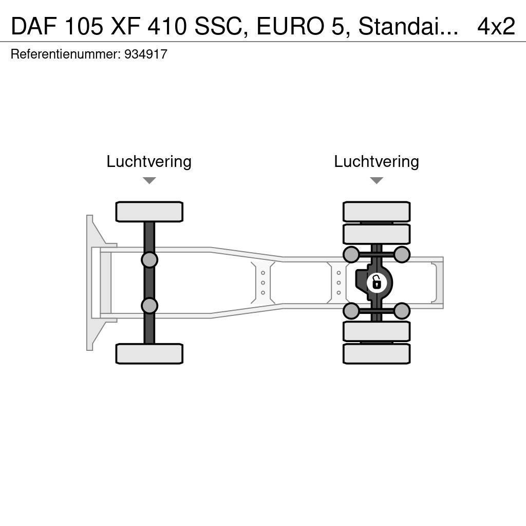 DAF 105 XF 410 SSC, EURO 5, Standairco Tegljači
