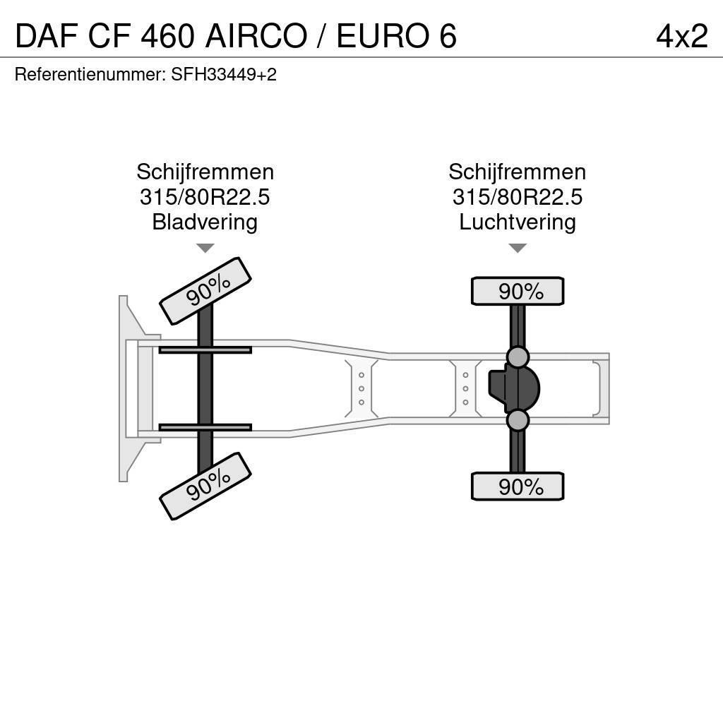 DAF CF 460 AIRCO / EURO 6 Tegljači