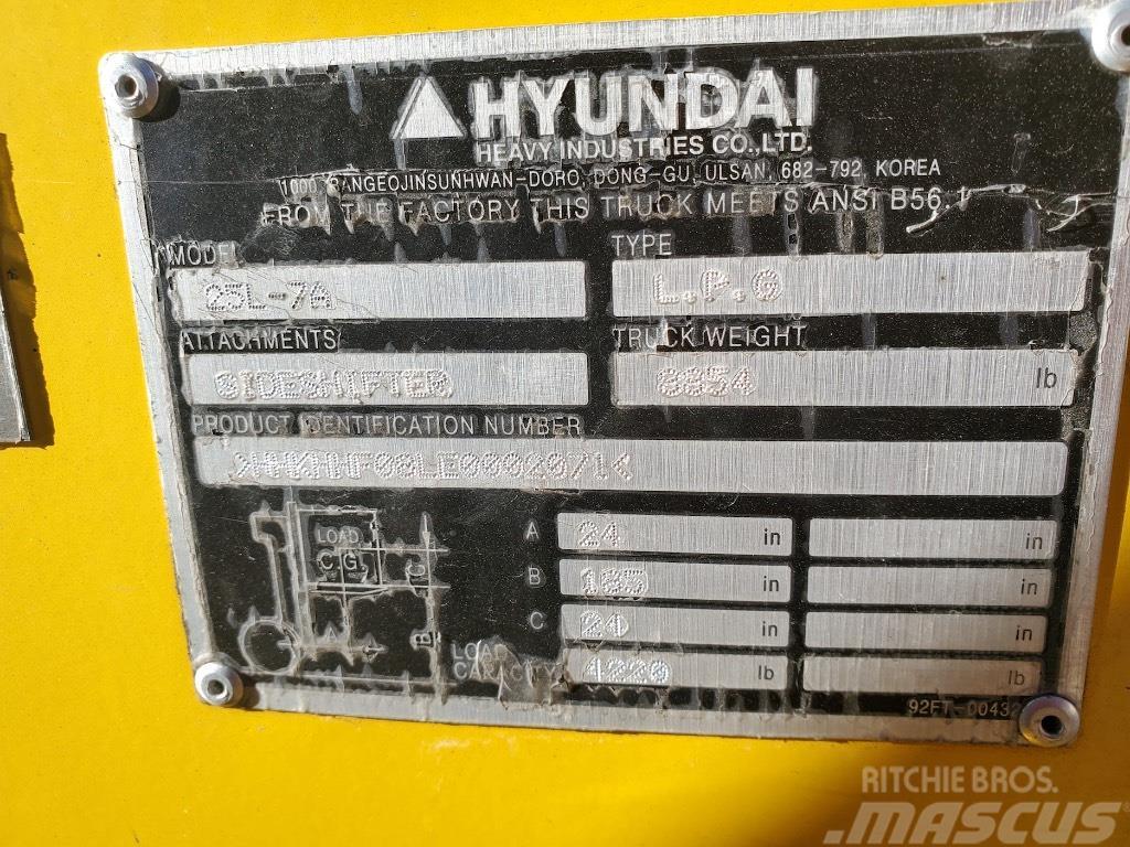 Hyundai 25 L-7 A Viljuškari - ostalo