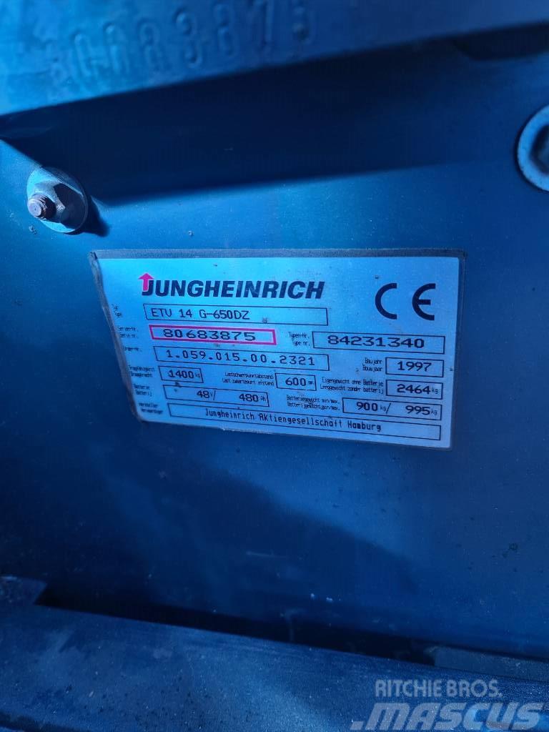 Jungheinrich ETV 14 Viljuškari sa pomičnim stupom