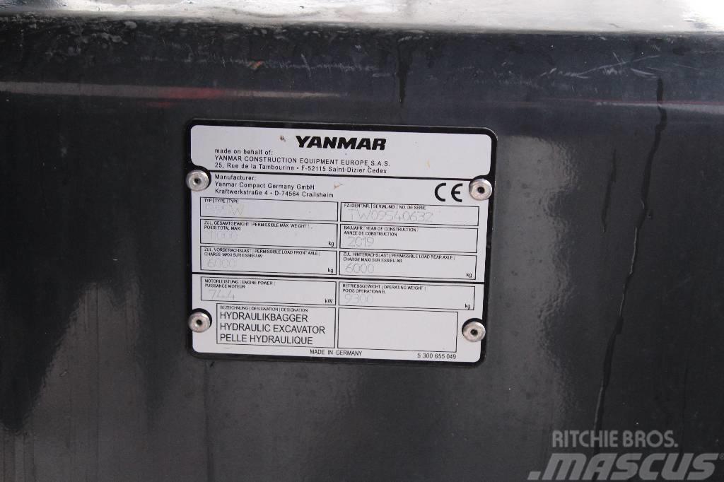 Yanmar B 95 W / Engcon EC-Oil, Rasvari, Lämmitin, ym! Bageri točkaši