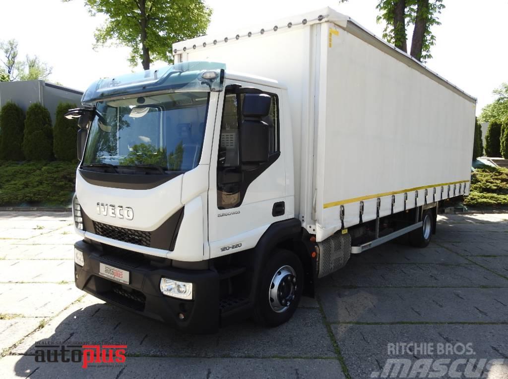 Iveco Eurocargo 120-220 TARPAULIN 20 PALLETS LIFT A/C Sanduk kamioni