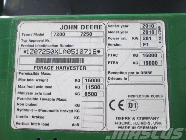 John Deere 7250 Mašine za stočnu hranu sa sopstvenim pogonom