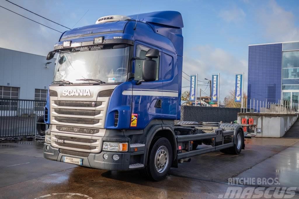 Scania R360+E5+INTARDER+DHOLLANDIA Kamioni za podizanje kablova
