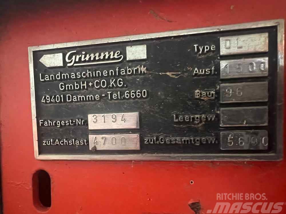 Grimme DL1500 Kombajni i kopači za krompir