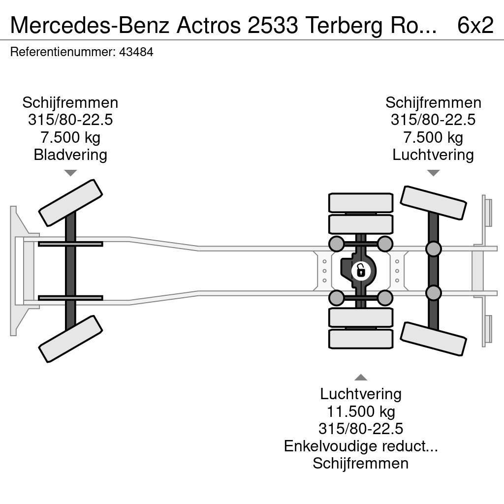 Mercedes-Benz Actros 2533 Terberg RosRoca 23m³ Kamioni za otpad