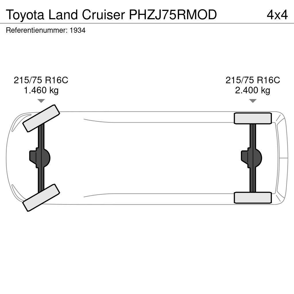 Toyota Land Cruiser PHZJ75RMOD Šleperi za vozila