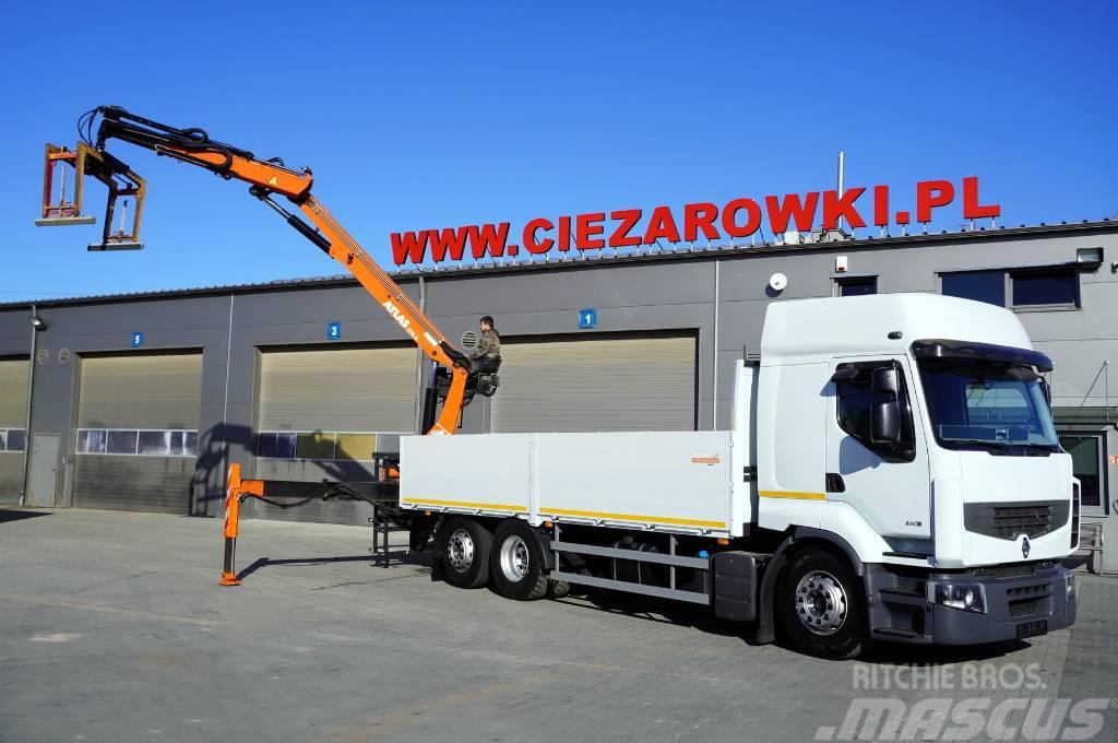 Renault Premium 460 DXI EEV 6x2, crane Atlas 2900 kg on 6m Kamioni sa kranom