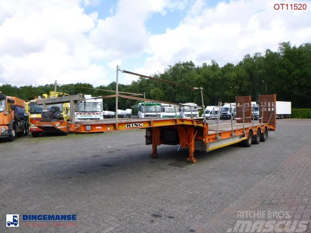 King 3-axle semi-lowbed trailer 44T + ramps Poluprikolice labudice