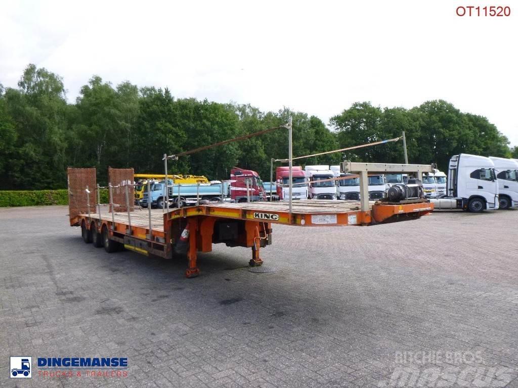 King 3-axle semi-lowbed trailer 44T + ramps Poluprikolice labudice