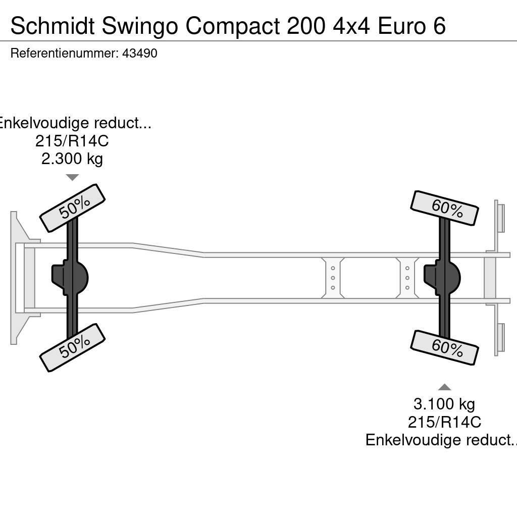 Schmidt Swingo Compact 200 4x4 Euro 6 Polovni kamioni za čišćenje