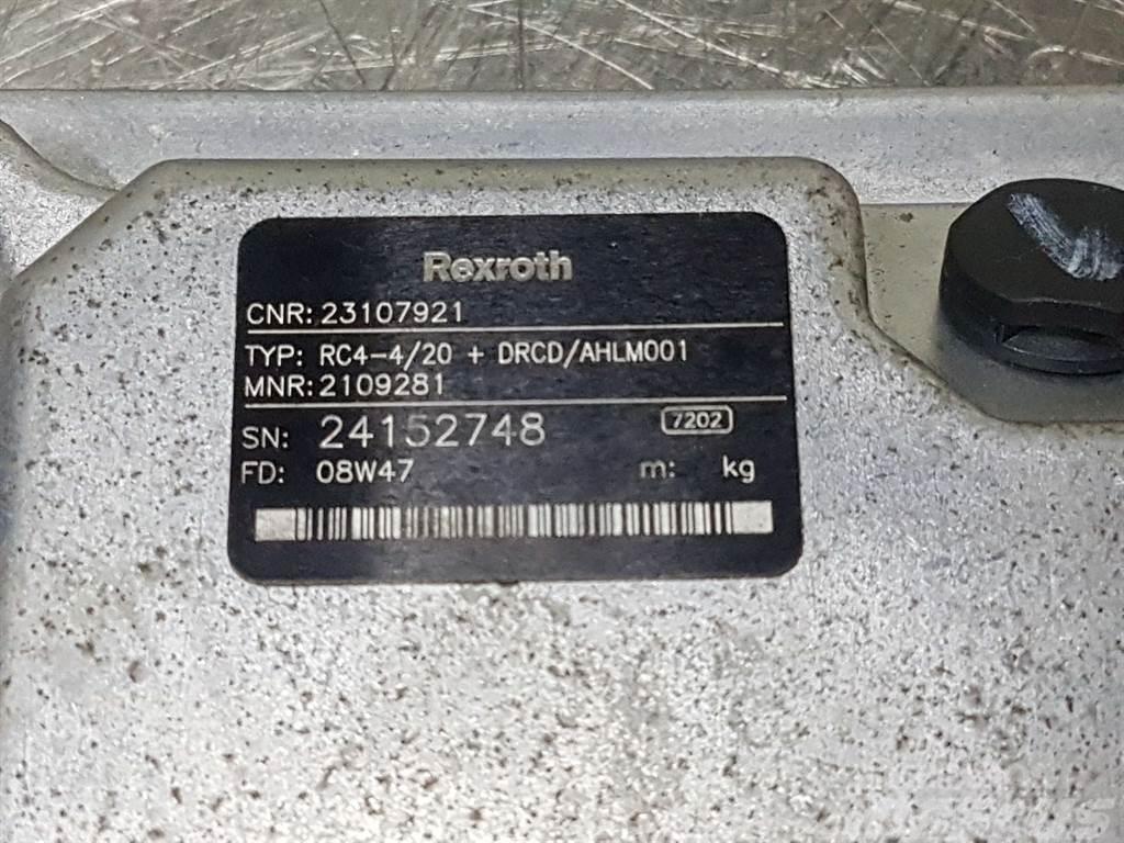 Ahlmann AZ150E-23107921-Rexroth RC4-4/20+DRCD-Control unit Elektronika