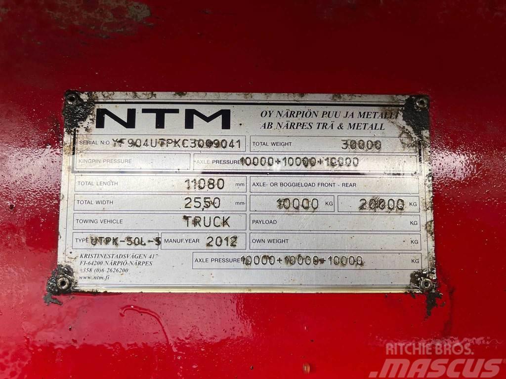NTM UTPK-50L-5 BOX L=8525 mm Kiperi prikolice
