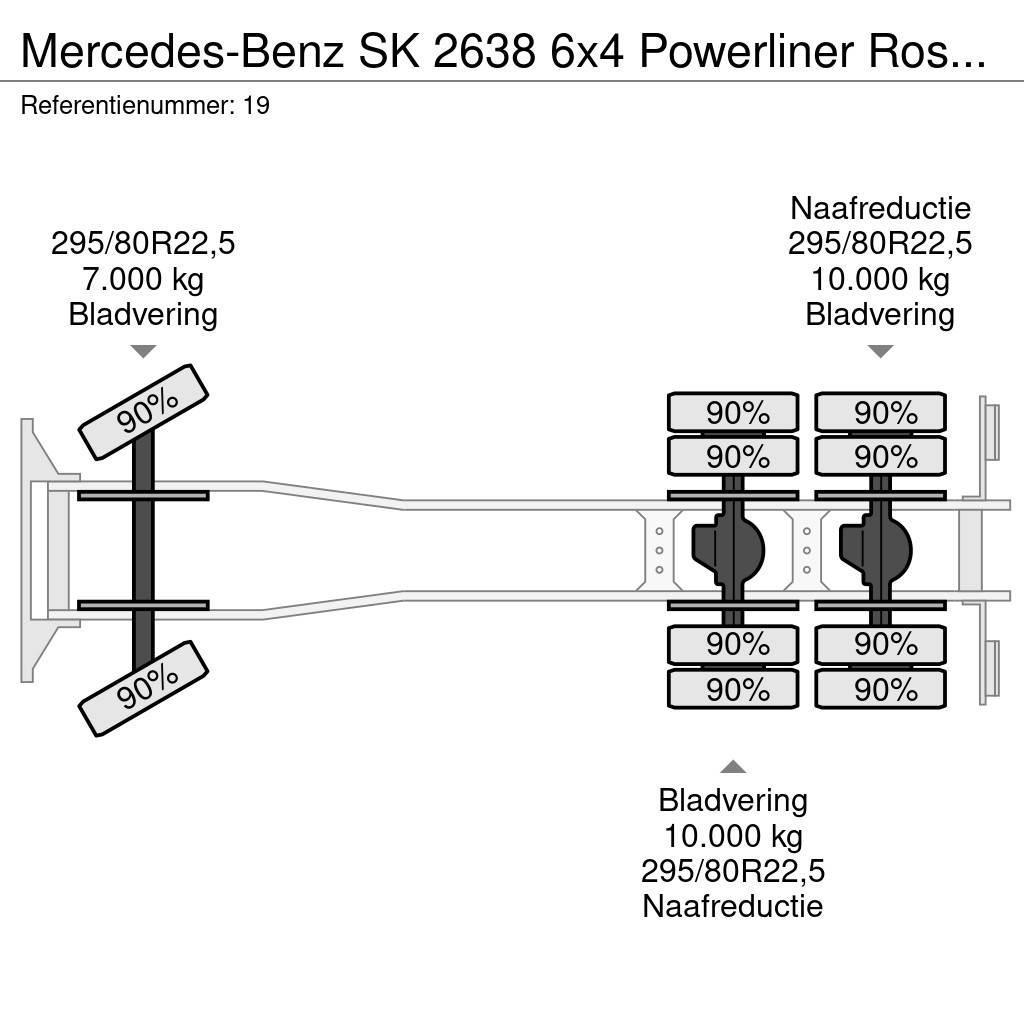 Mercedes-Benz SK 2638 6x4 Powerliner Rosenbauer ULF 2 Like New! Vatrogasna vozila