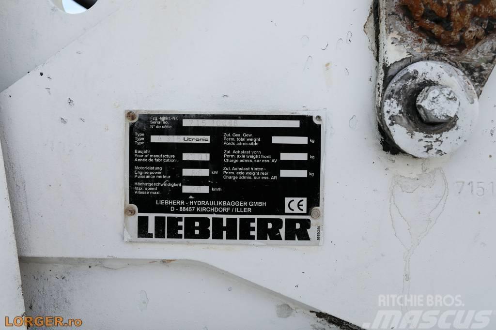 Liebherr A 316 Litronic Bageri točkaši