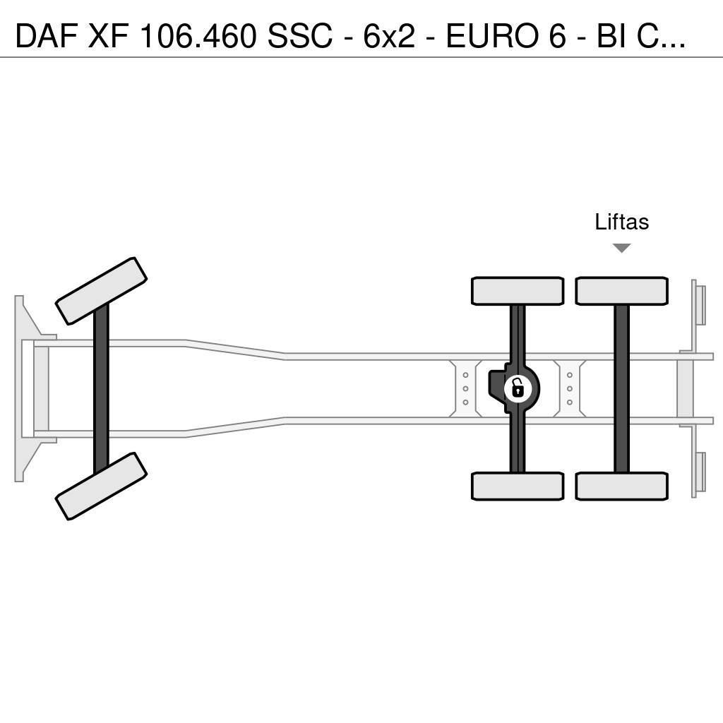 DAF XF 106.460 SSC - 6x2 - EURO 6 - BI COOL- VERY GOOD Kamioni sa otvorenim sandukom