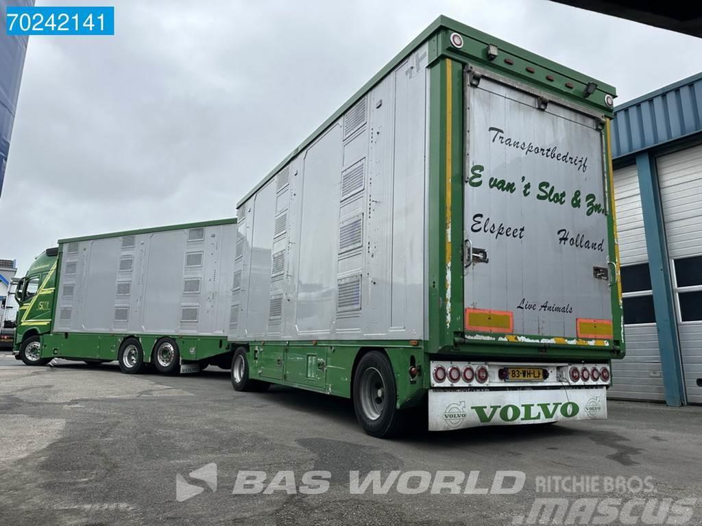 Volvo FH 540 6X2 NL-Truck Cattle transport I-Park Cool A Kamioni za prevoz životinja