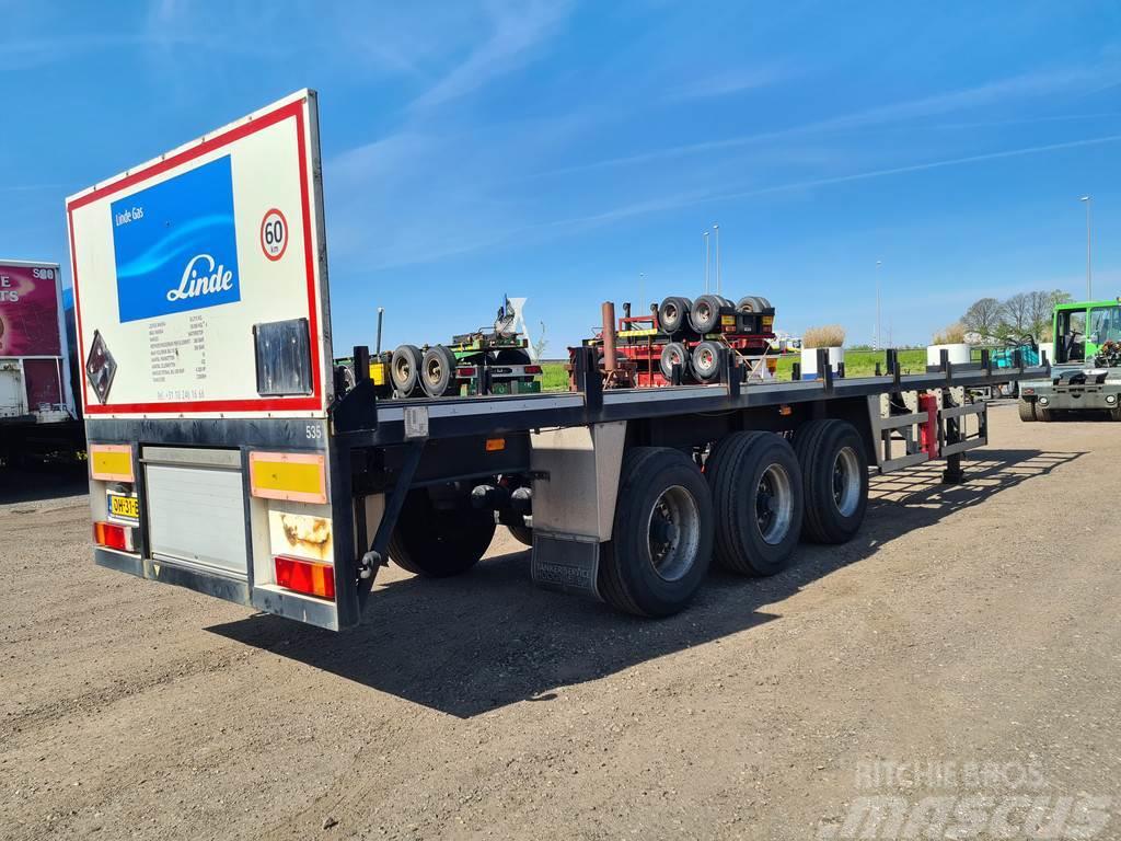 Burg Bpo 12-27 | 3 axle gas container trailer | Bpw dru Poluprikolice sa otvorenim sandukom