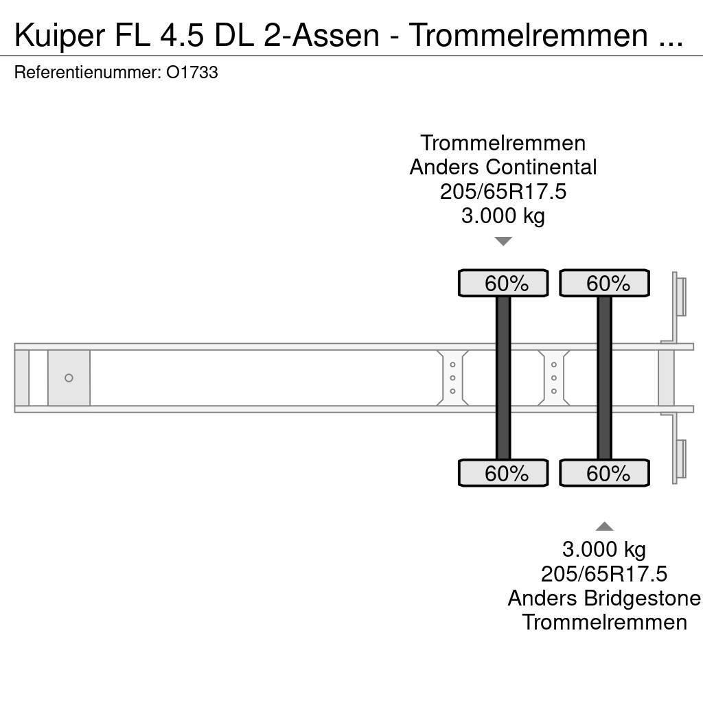  kuiper FL 4.5 DL 2-Assen - Trommelremmen - Mobile Ostale poluprikolice