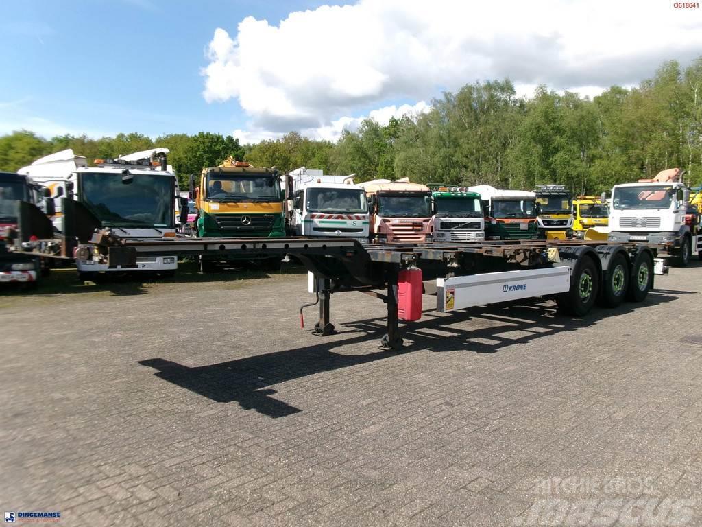 Krone 3-axle container trailer 20-30-40-45 ft DA08LNA Kontejnerske poluprikolice