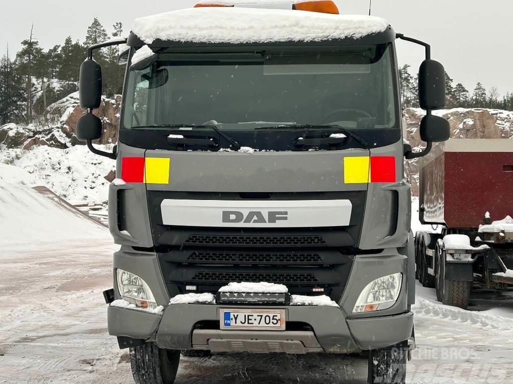 DAF CF 510 FAD 8x4 2017 Sora-auto + Letkukasettikärry Kiperi kamioni
