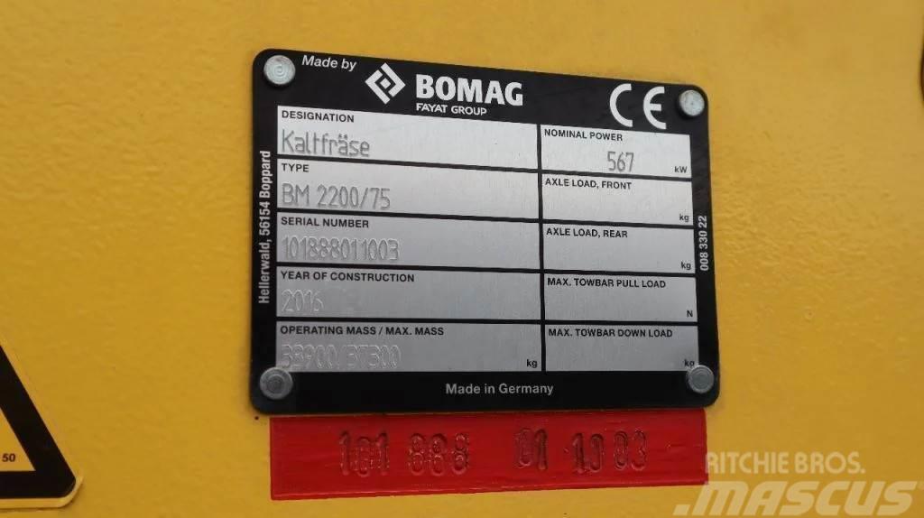 Bomag BM 2200/75 | COLD PLANER | NEW CONDITION! Freze za asfalt
