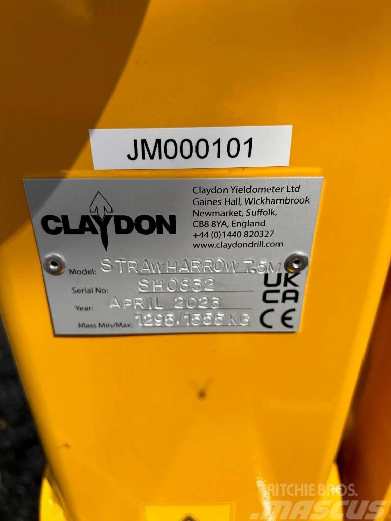 Claydon 7.5m Straw Harrow Drljače