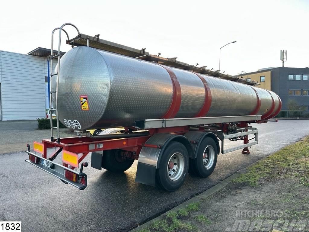 BSL Food 28000 Liter, 6 Compartments, Stainless steel Poluprikolice cisterne