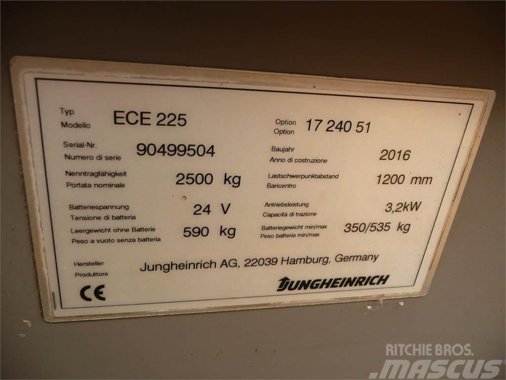 Jungheinrich ECE 225 2400x510mm Niskodizajući komisioni viljuškar