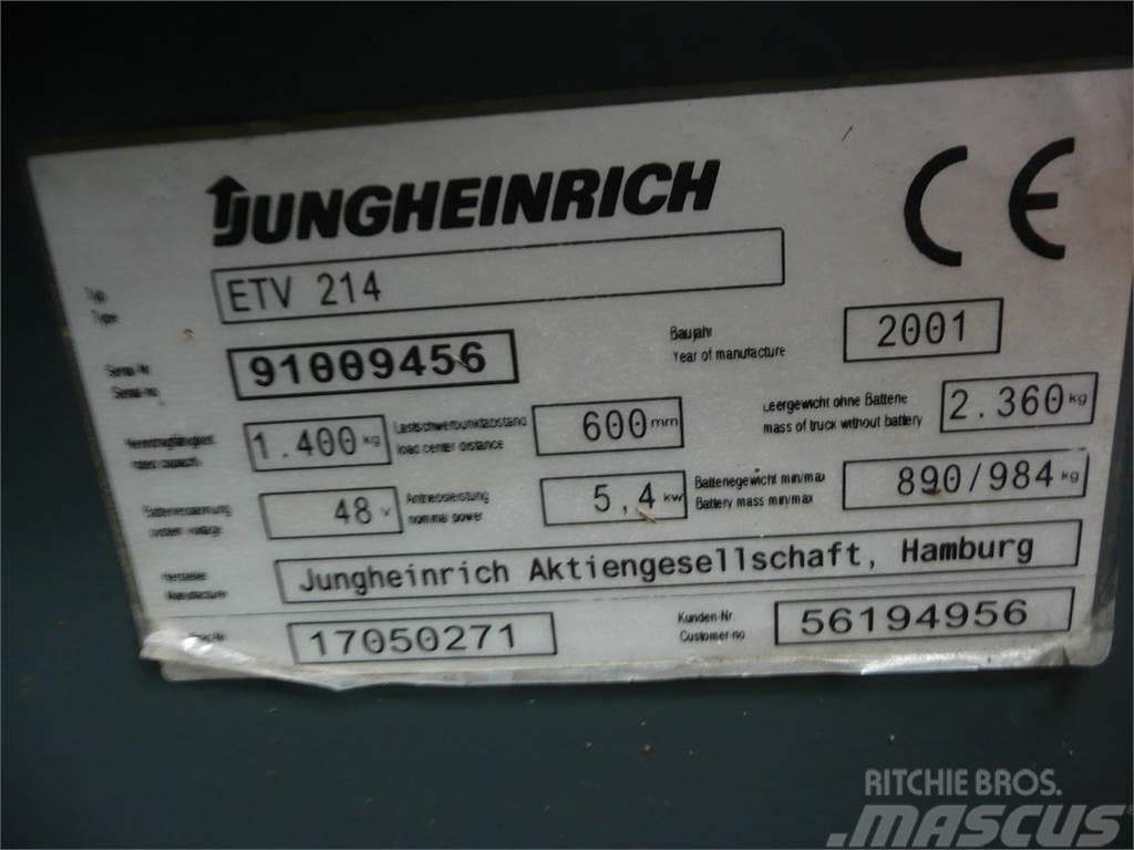 Jungheinrich ETV 214 600 DZ Viljuškari sa pomičnim stupom