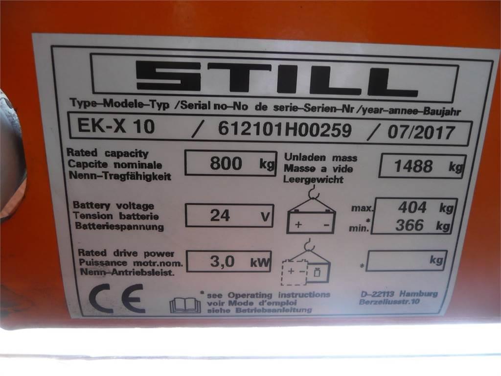 Still EK-X10 Visoko dizajući komisioni viljuškar