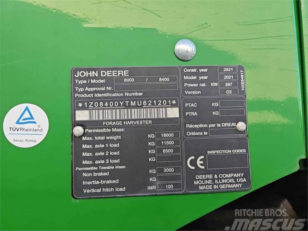 John Deere 8400i Mašine za stočnu hranu sa sopstvenim pogonom