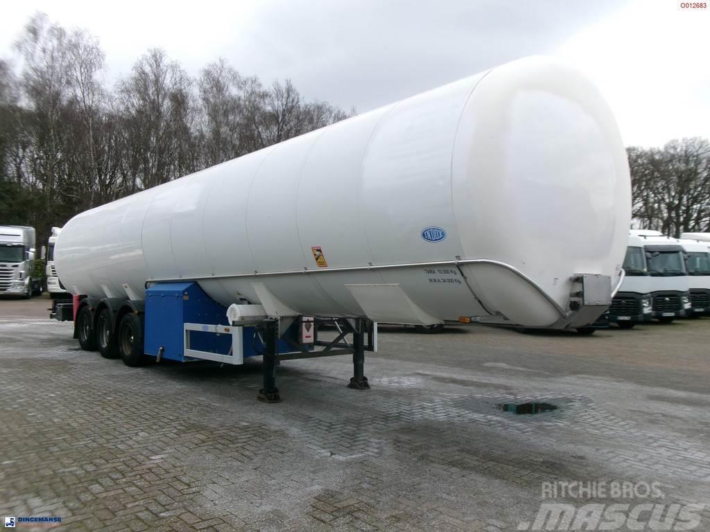 Indox Low-pressure LNG gas tank inox 56.2 m3 / 1 comp Poluprikolice cisterne