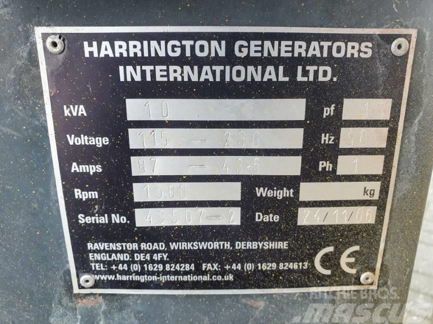 Harrington 10 kVA Dizel generatori