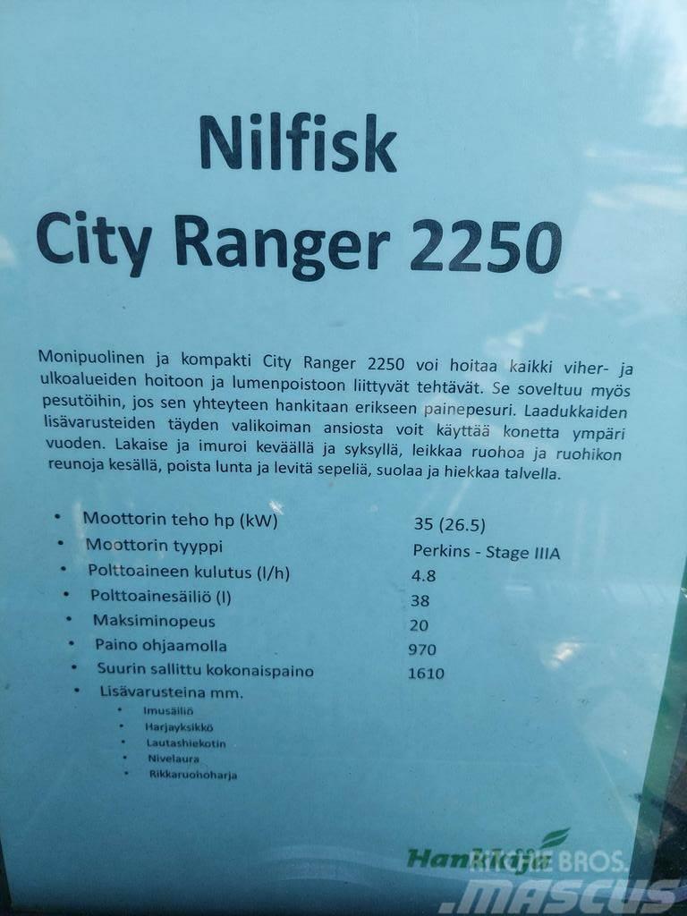  MUUT YMPÄRISTÖKONEET NILFISK CITY RANGER 2250 Ostale industrijske mašine