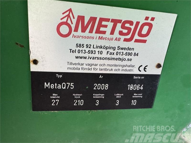 Metsjö MetaQ 75 Skiftelandsvogn Prikolice za opštu namenu