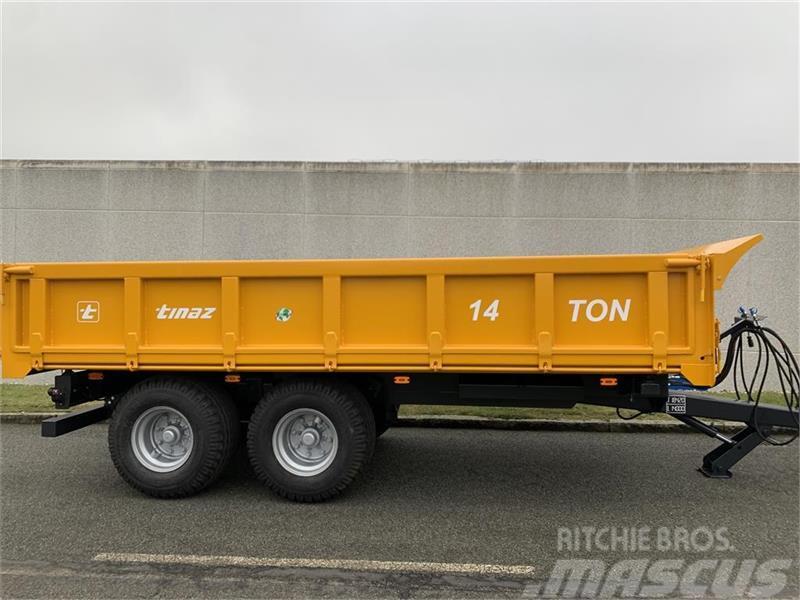 Tinaz 14 tons dumpervogn  med 3 vejstip Ostale industrijske mašine