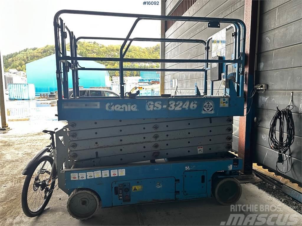 Genie GS 3246 Scissor lift. Delivered certified Makazaste platforme