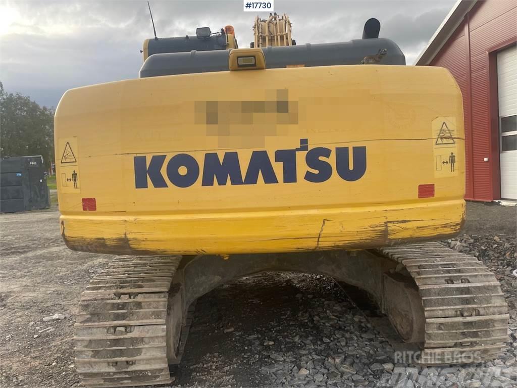 Komatsu PC210LC-SK tracked excavator w/ tilt and 2 buckets Bageri guseničari
