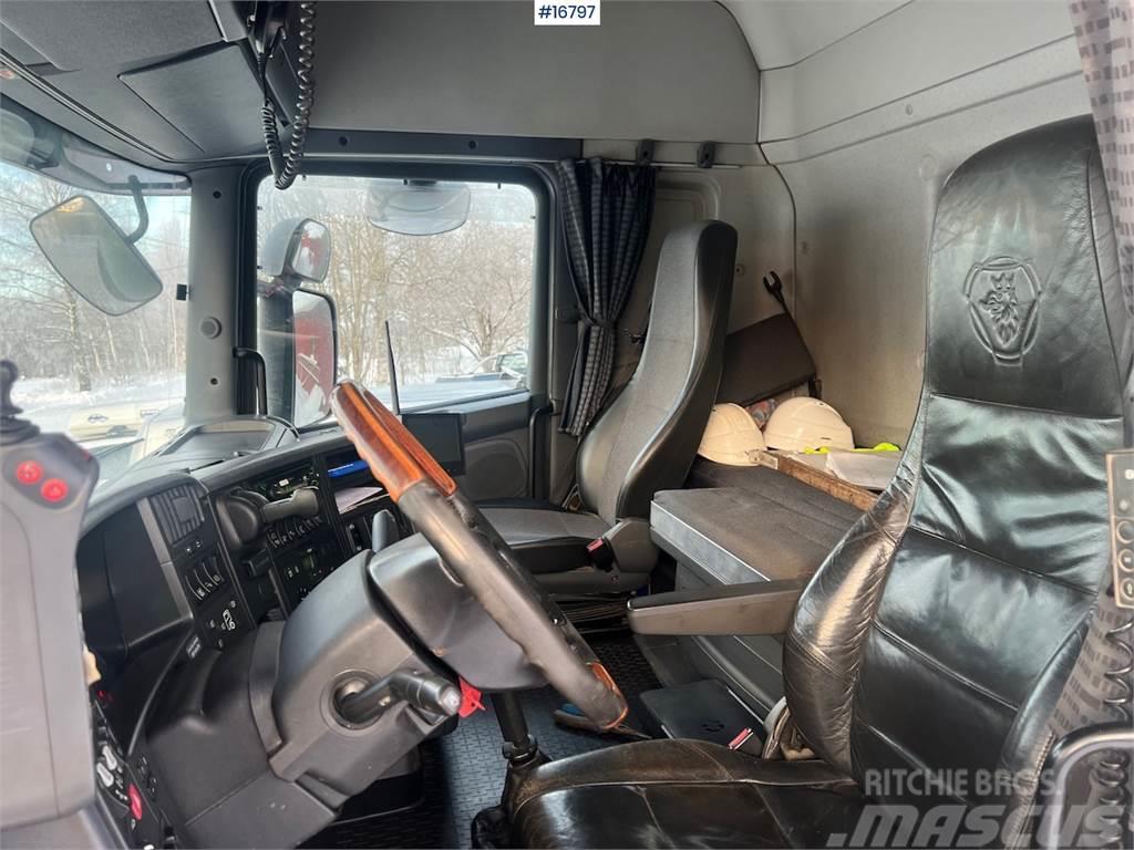 Scania R500 8x4 hook truck w/ 20T Hiab hook from 2014. WA Rol kiper kamioni sa kukom za podizanje tereta